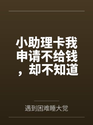小助理卡我申请不给钱，却不知道死的是